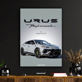 Lamborghini Urus Performante – Grigio Telesto Poster